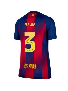 Barcelona Alejandro Balde #3 Replika Hemmakläder Dam 2025-26 Kortärmad